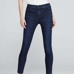 J Brand Alana High Rise Crop Dark Wash Size 29 Ankle